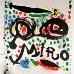 "Miro Philadelphia Museum" Stone Lithograph by Joan Miro