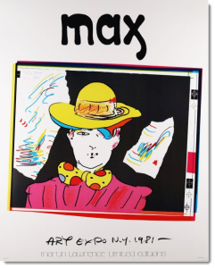 “MAX -- Art Expo N.Y. 1981" Fine Art Poster by Peter Max