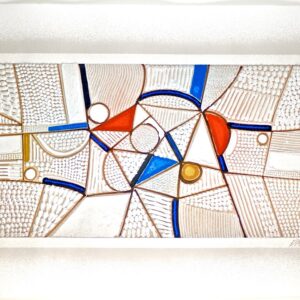 Original Acrylic Relief Painting by Paul Maxwell, 1981
