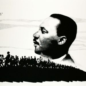 “Dare To Dream” Serigraph Poster Honoring Martin Luther King, Jr.